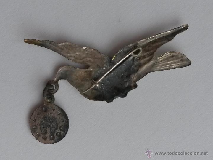 Antig&uuml;edades: Pin de alfiler , con vergen de 3,8 x 1,8 cms - Foto 2
