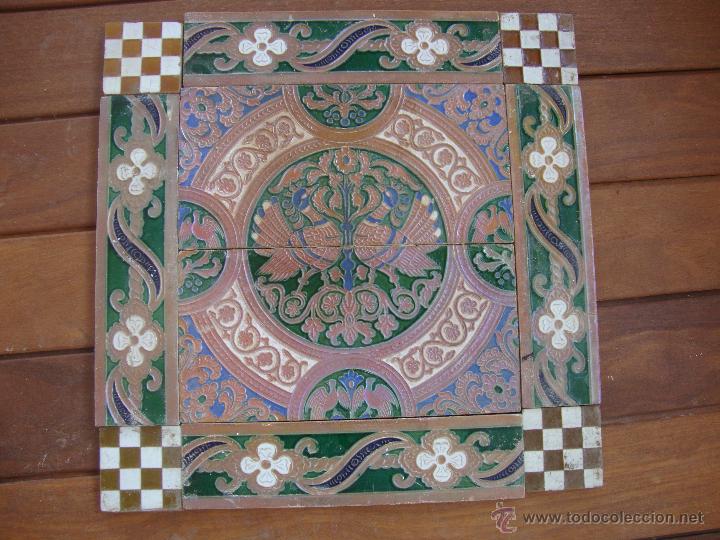 Antig&uuml;edades: Composicion de azulejos (Triana) - Foto 1