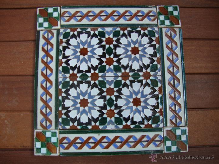 Antig&uuml;edades: Composicion de azulejos (Triana) - Foto 1