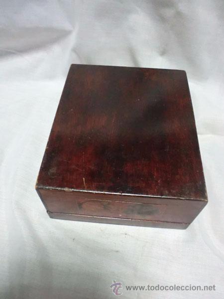 Antig&uuml;edades: PRECIOSA CAJA - JOYERO DE MADERA DECORADA - Foto 8
