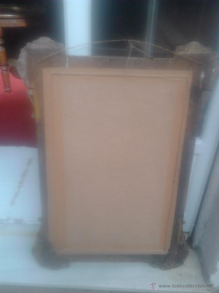 Antig&uuml;edades: Espejo plateado &eacute;poca rom&aacute;tica - Foto 2