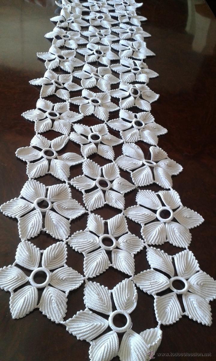 Antig&uuml;edades: PA&Ntilde;ITO DE CROCHET COLOR BEIG. - Foto 1