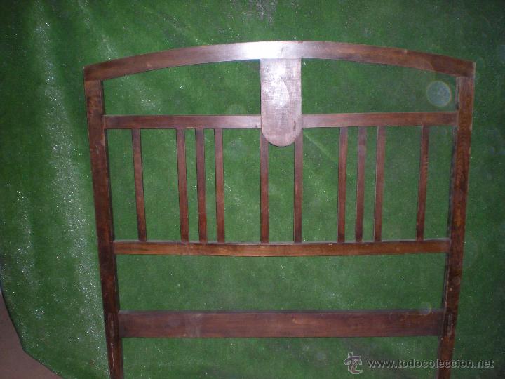 Antig&uuml;edades: Cabecero de cama en haya - Foto 1