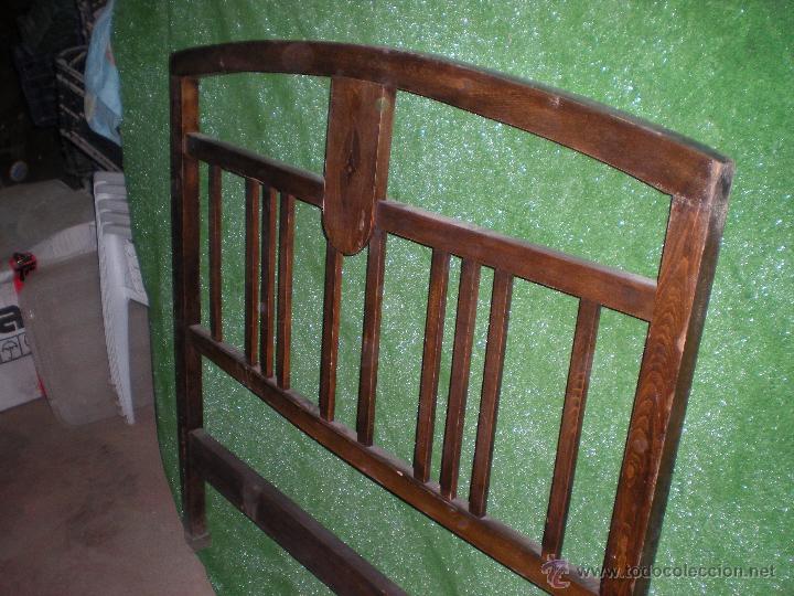 Antig&uuml;edades: Cabecero de cama en haya - Foto 2