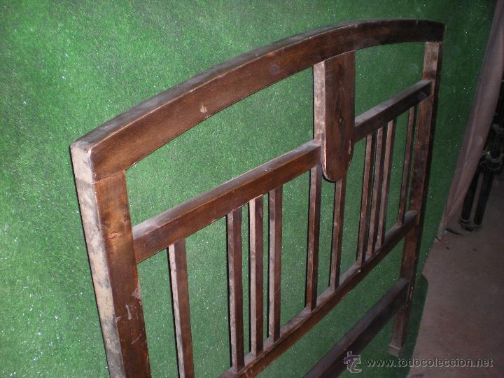 Antig&uuml;edades: Cabecero de cama en haya - Foto 3