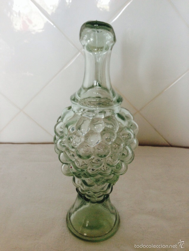 Antig&uuml;edades: Antigua jarra de cristal - Foto 2