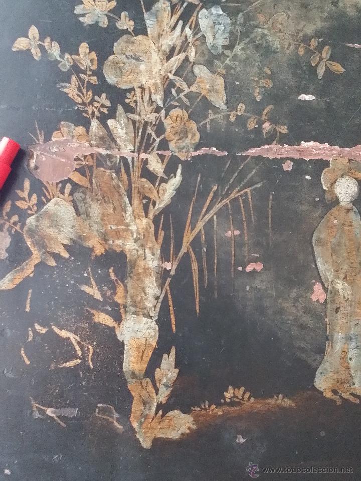 Antig&uuml;edades: MESA LACA JAP&Oacute;N S. XIX A RESTAURAR - Foto 12