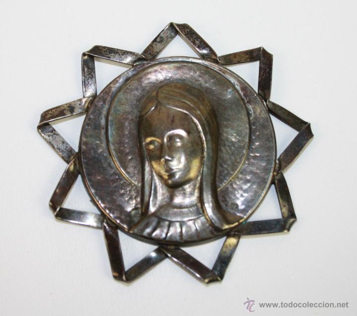 mr072 medalla de la virgen maria en plata. prin - Comprar Plata de Ley ...