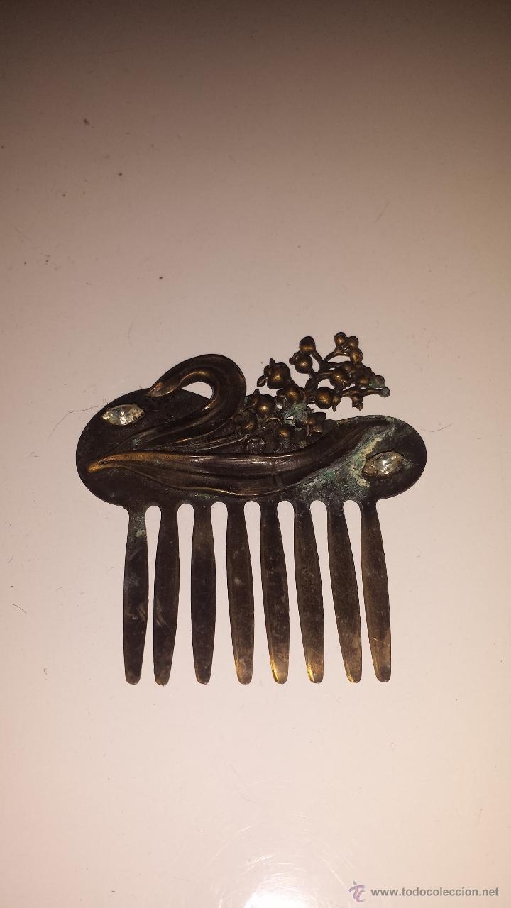 Antig&uuml;edades: PEINETA METAL - Foto 1