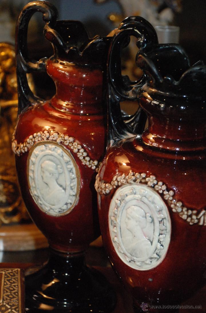 Antig&uuml;edades: PRECIOSA PAREJA DE JARRONES ART-DEC&Oacute; - Foto 2