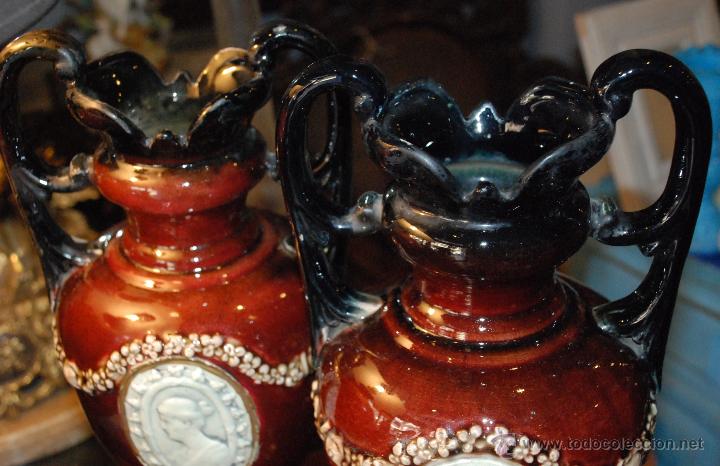 Antig&uuml;edades: PRECIOSA PAREJA DE JARRONES ART-DEC&Oacute; - Foto 6