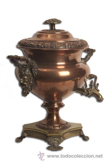 Antig&uuml;edades: SAMOVAR-Frances s XVIII - Foto 1