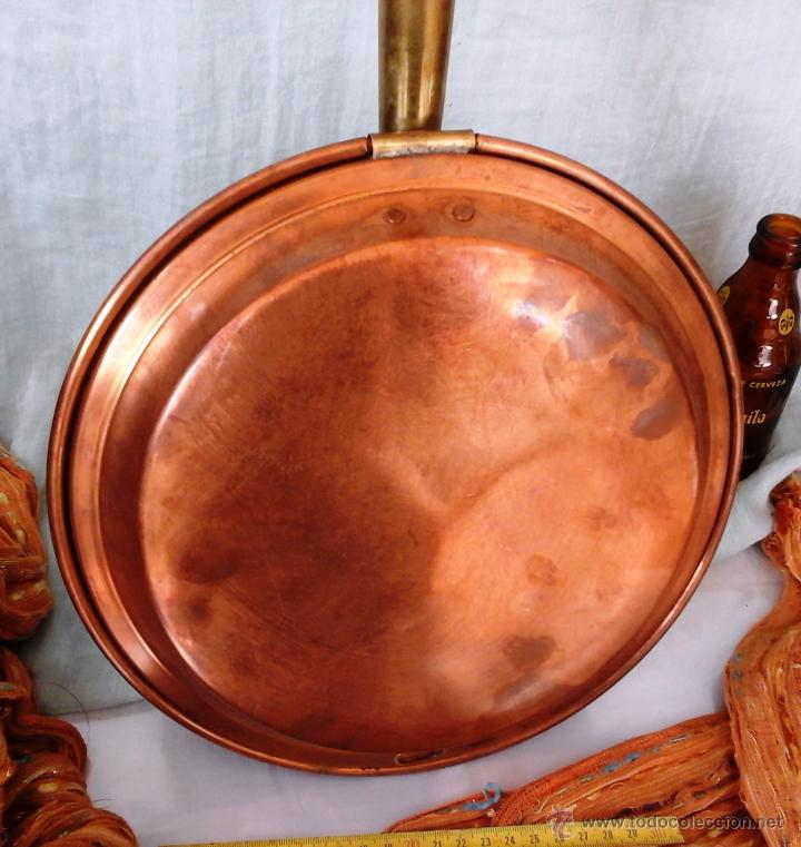 Antig&uuml;edades: ANTIGUO CALIENTA-CAMAS. COBRE Y BRONCE. OLD warming pans. copper: