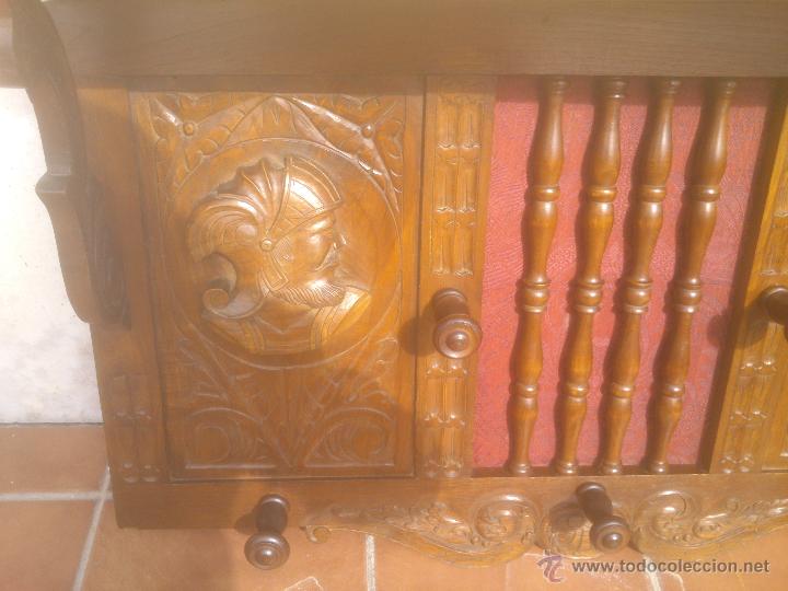Antig&uuml;edades: perchero antiguo espa&ntilde;ol - Foto 3