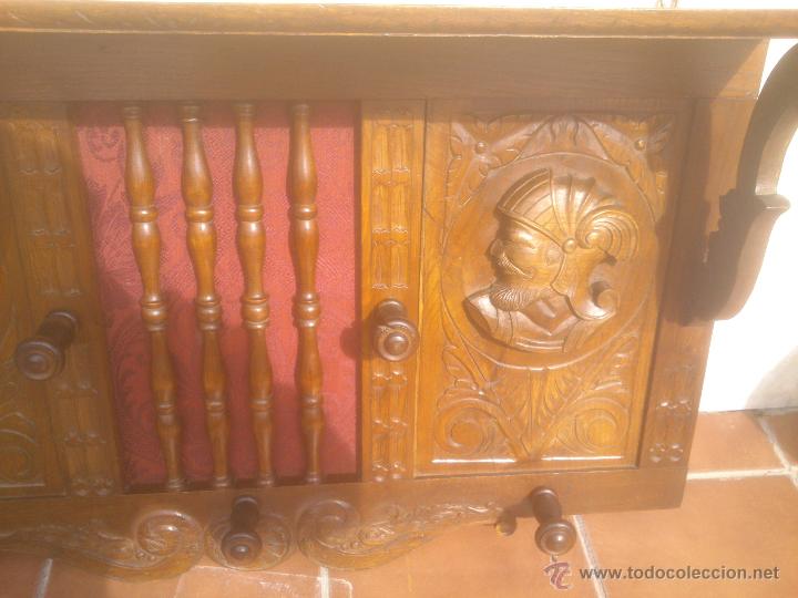 Antig&uuml;edades: perchero antiguo espa&ntilde;ol - Foto 4