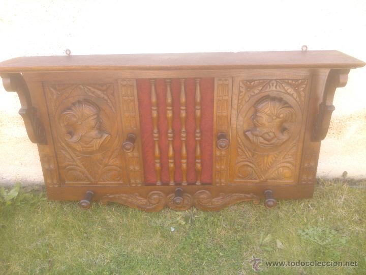Antig&uuml;edades: perchero antiguo espa&ntilde;ol - Foto 12
