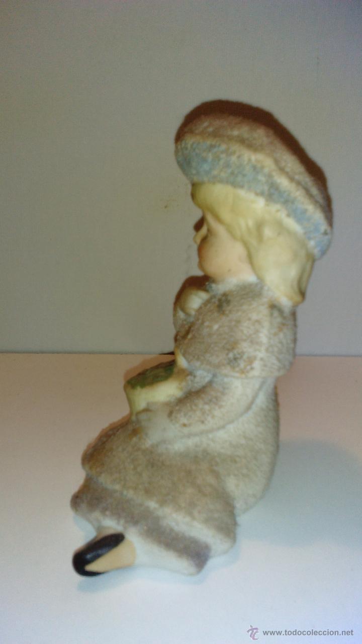 Antig&uuml;edades: Figura de porcelana biscuit - Foto 3