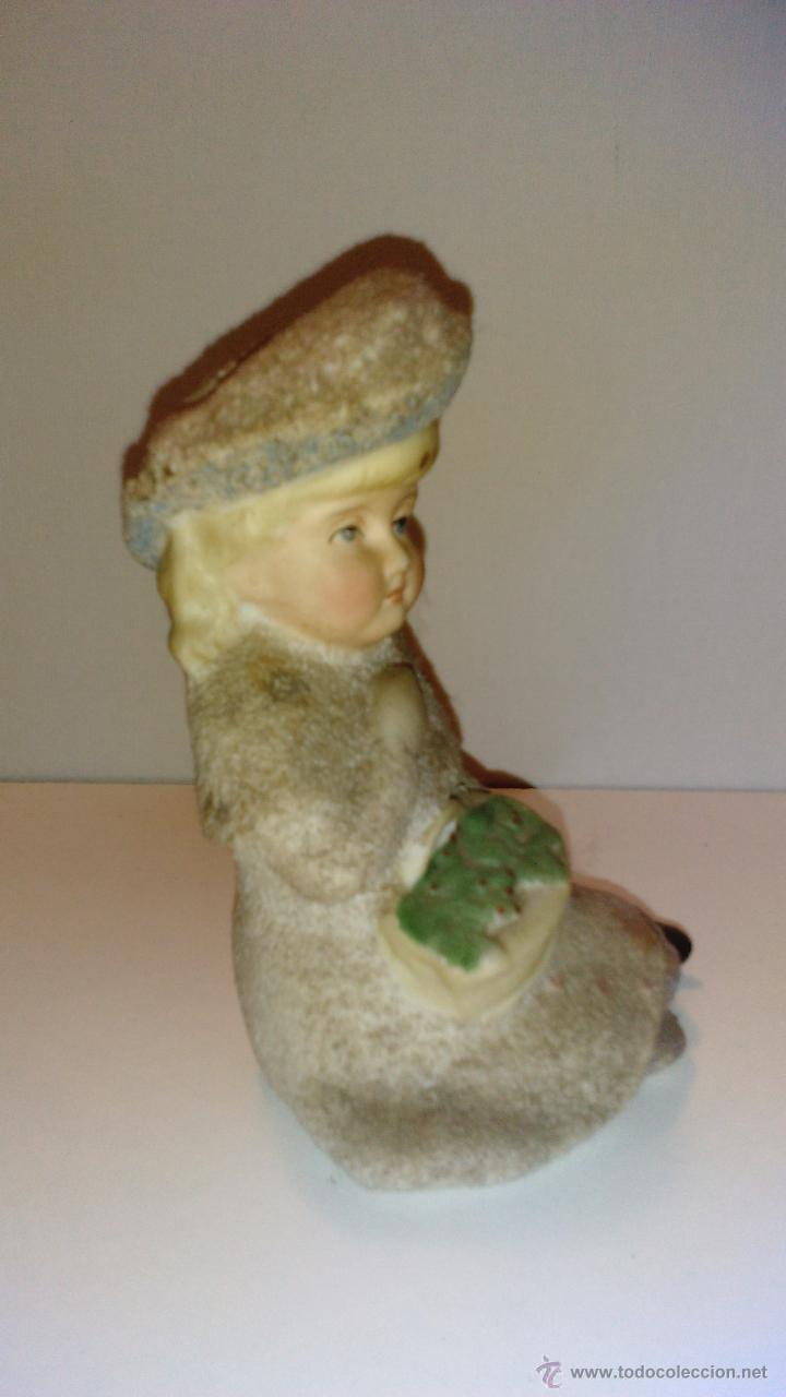 Antig&uuml;edades: Figura de porcelana biscuit - Foto 4