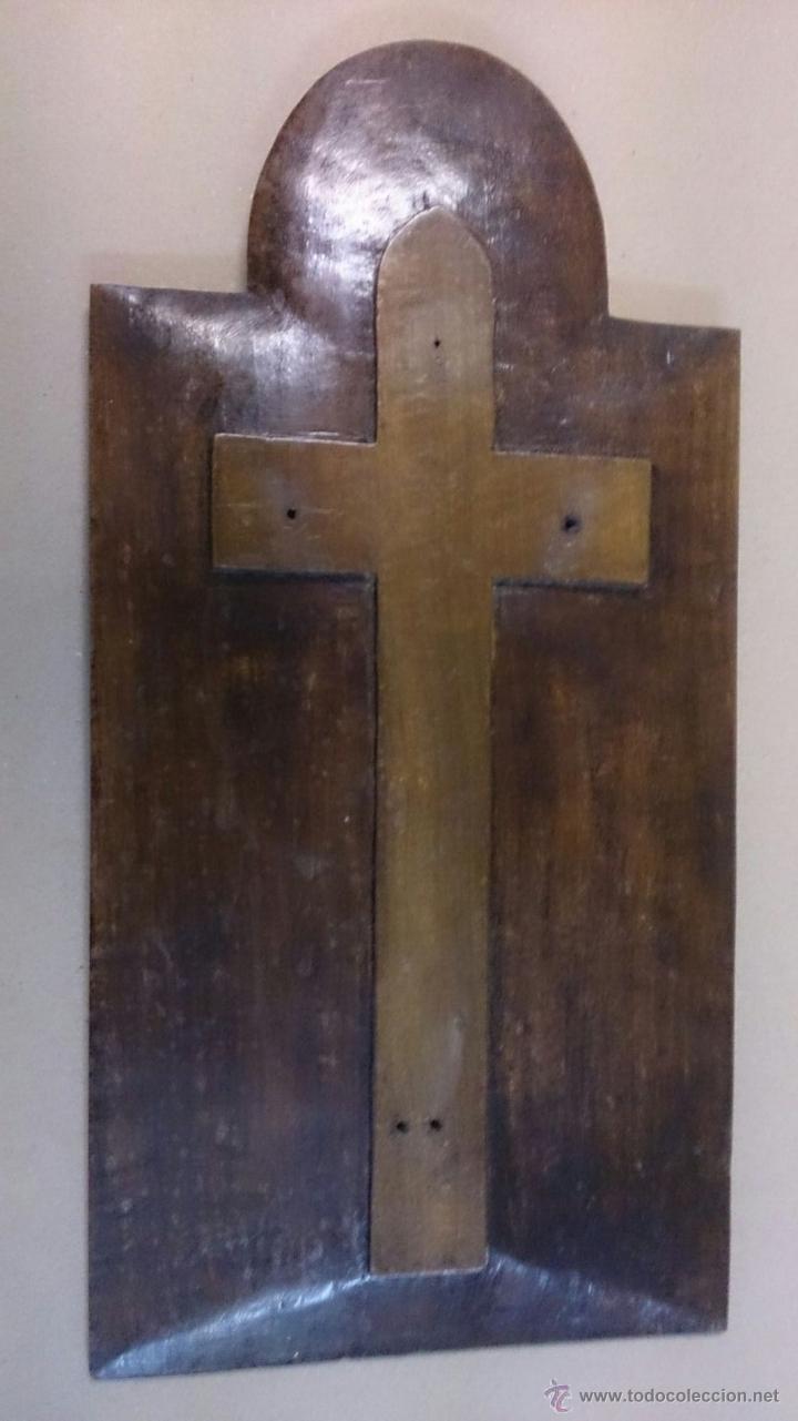 Antig&uuml;edades: Cruz en madera noble - Foto 1