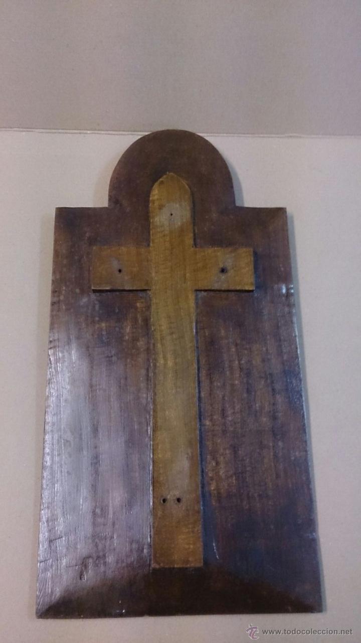 Antig&uuml;edades: Cruz en madera noble - Foto 2