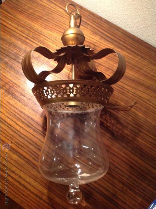 Antig&uuml;edades: FAROL DE TECHO LAMPARA - Foto 1