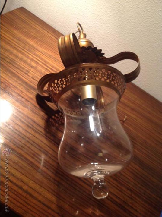 Antig&uuml;edades: FAROL DE TECHO LAMPARA - Foto 3