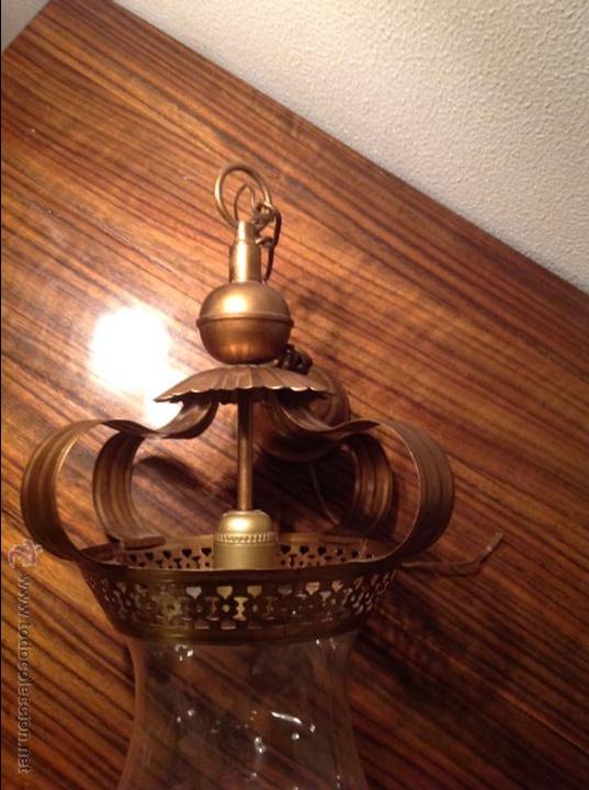 Antig&uuml;edades: FAROL DE TECHO LAMPARA - Foto 6