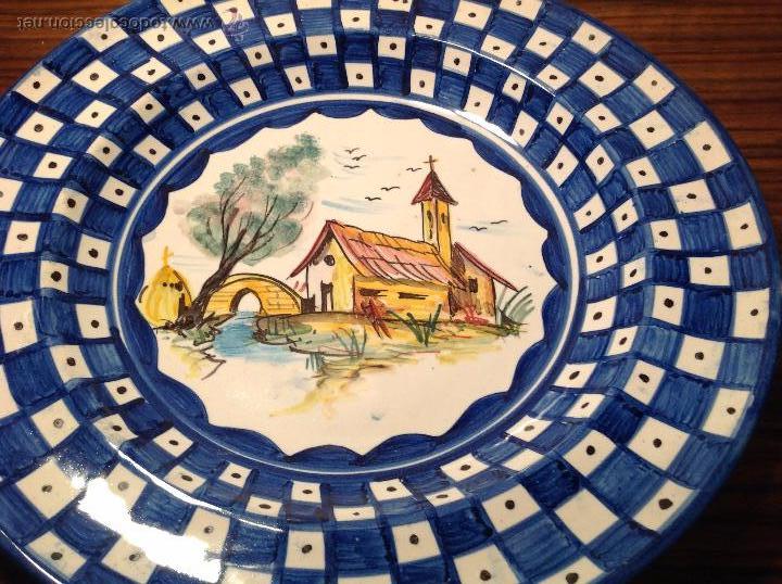 Antig&uuml;edades: PLATO DE MANISES CASA - Foto 3