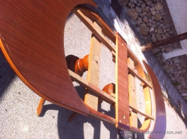 Antig&uuml;edades: CONJUNTO DE MESA Y SILLAS ANTIGUAS - Foto 3