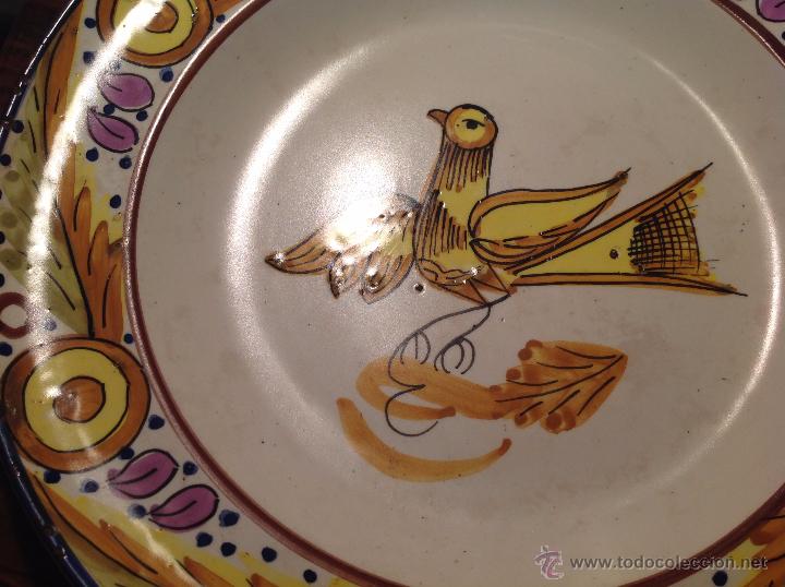 Antig&uuml;edades: PLATO DE MANISES PAJARO - Foto 2