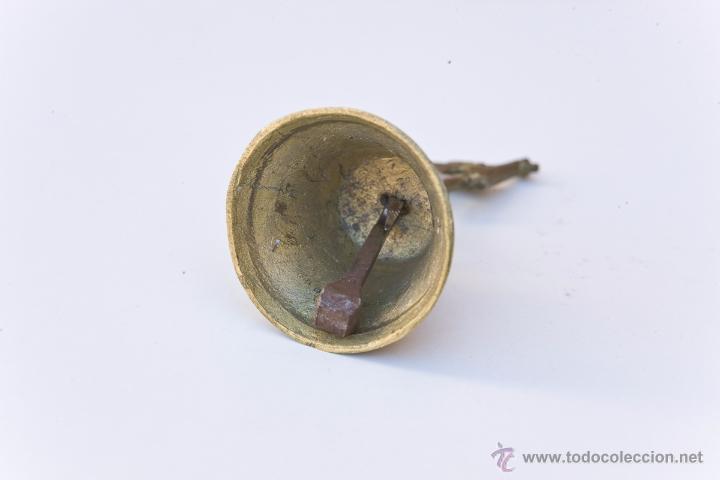 Antig&uuml;edades: BELLISIMA Y ANTIGUA CAMPANA DE BRONCE PERUANA. - Foto 4