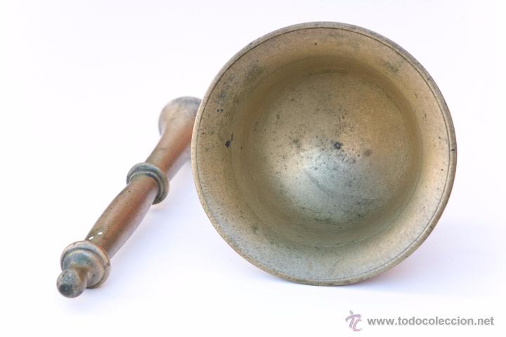 Antig&uuml;edades: ANTIGUO ALMIREZ MORTERO BRONCE - Foto 4
