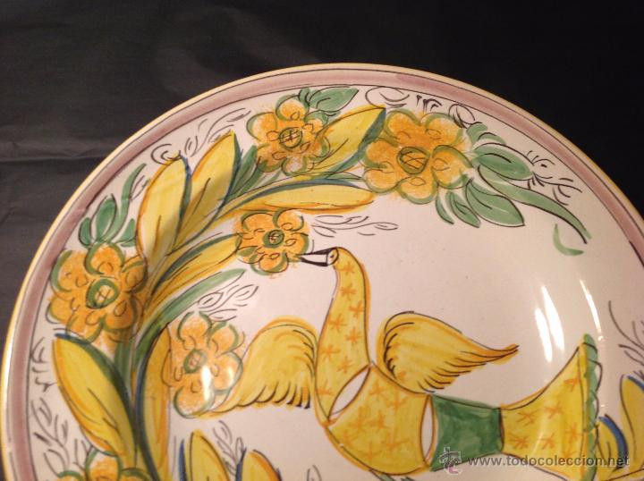 Antig&uuml;edades: PLATO DE MANISES PAJARO - Foto 3