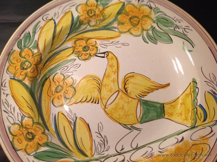 Antig&uuml;edades: PLATO DE MANISES PAJARO - Foto 4