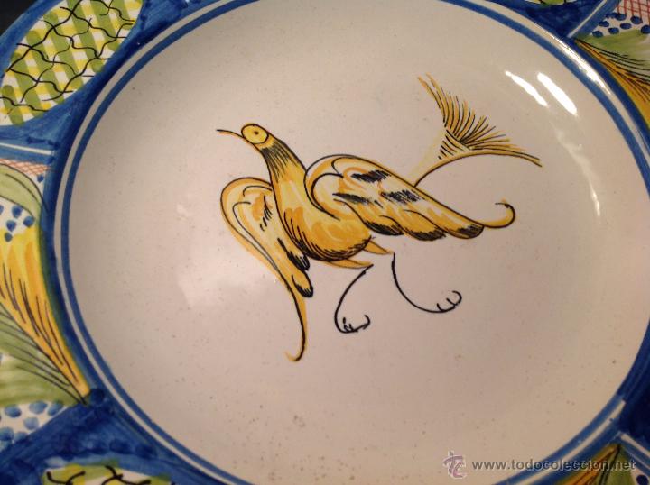 Antig&uuml;edades: PLATO DE MANISES PAJARO - Foto 5