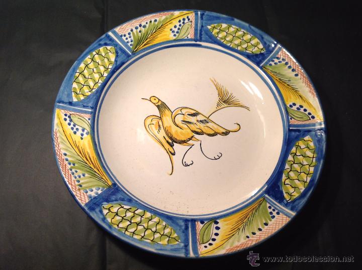 Antig&uuml;edades: PLATO DE MANISES PAJARO - Foto 6