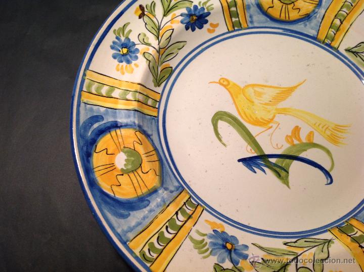 Antig&uuml;edades: PLATO DE MANISES PAJARO - Foto 2