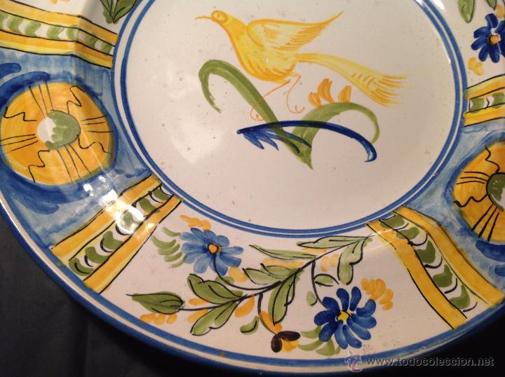 Antig&uuml;edades: PLATO DE MANISES PAJARO - Foto 3