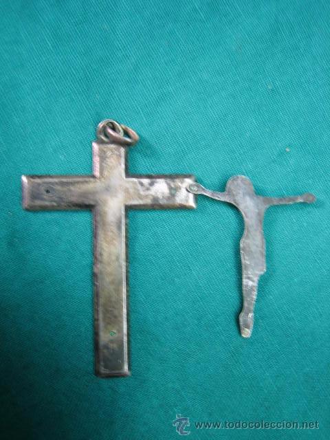 Antig&uuml;edades: Cruz en plata 6 cm - Foto 3