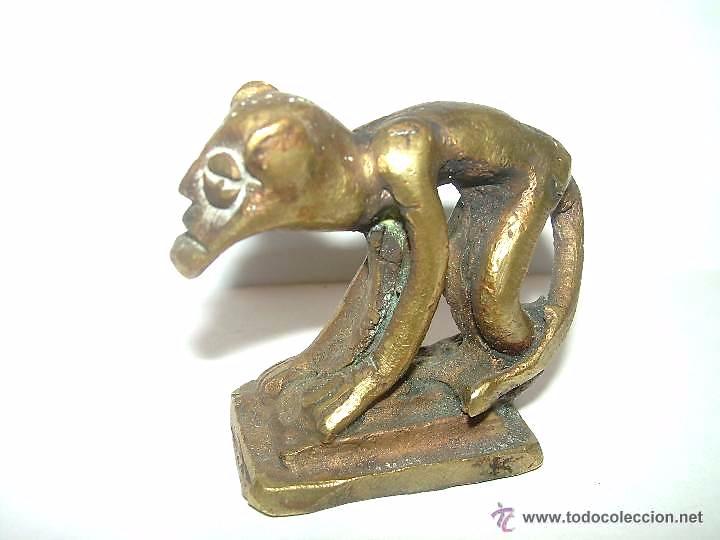Antig&uuml;edades: ANTIGUA FIGURA DE BRONCE. - Foto 1