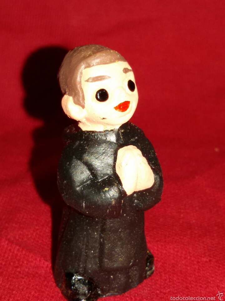 Antig&uuml;edades: Figura de barro - MONJO - Foto 1