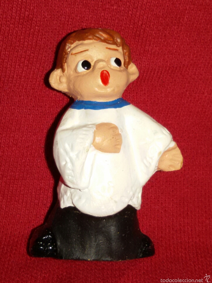 Antig&uuml;edades: Figura barro - Chico cantando - Foto 1