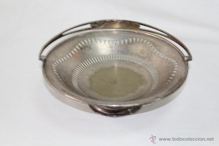 Antig&uuml;edades: FRUTERO CENTRO PLATEADO CON PLATA EPINS - Foto 3