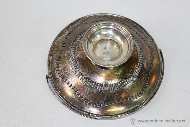 Antig&uuml;edades: FRUTERO CENTRO PLATEADO CON PLATA EPINS - Foto 10
