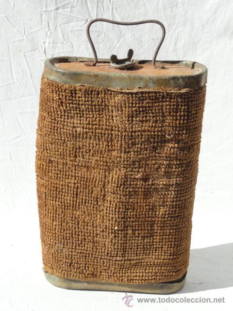Antig&uuml;edades: ANTIGUO CALIENTACAMAS DE COBRE CON FUNDA. - Foto 1