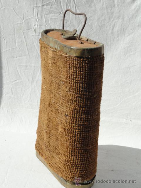 Antig&uuml;edades: ANTIGUO CALIENTACAMAS DE COBRE CON FUNDA. - Foto 2