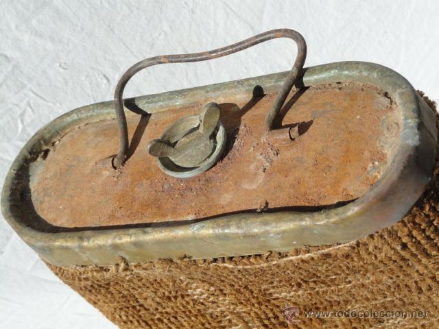 Antig&uuml;edades: ANTIGUO CALIENTACAMAS DE COBRE CON FUNDA. - Foto 4