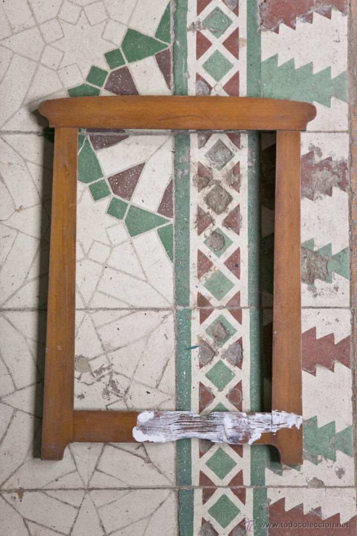 Antig&uuml;edades: Antiguo Marco modernista de madera. 1 - Foto 6