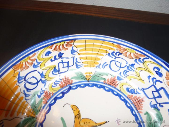 Antig&uuml;edades: PLATO DE MANISES PAJARO - Foto 2