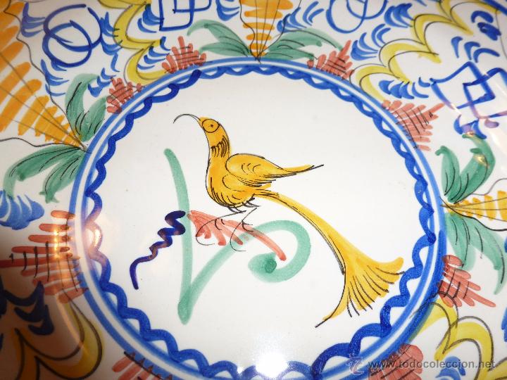 Antig&uuml;edades: PLATO DE MANISES PAJARO - Foto 3